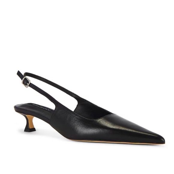 Tony Bianco Shoes - Tony Bianco Crush Slingback Pump in Black Vintage Leather size 71/2